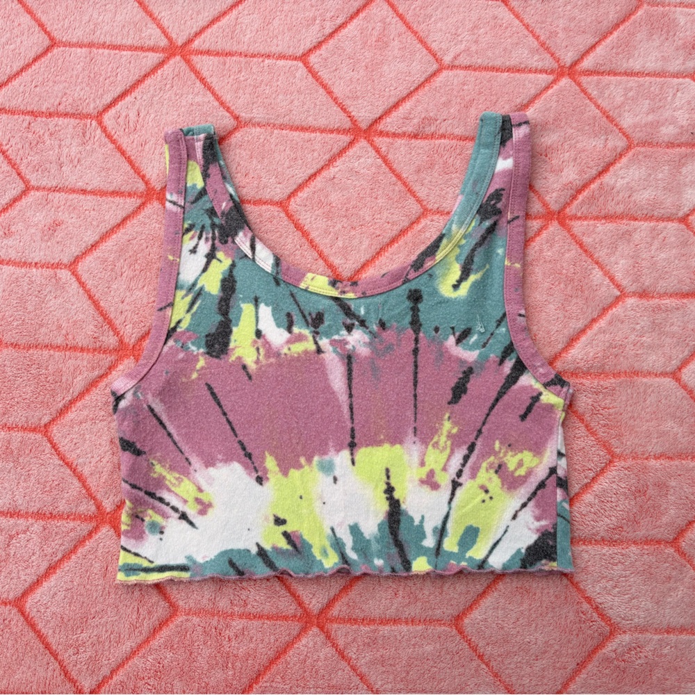 Colsie Multicolor Tie-Dye Tank